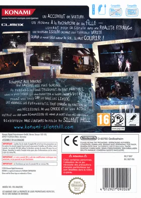 Silent Hill- Shattered Memories box cover back
